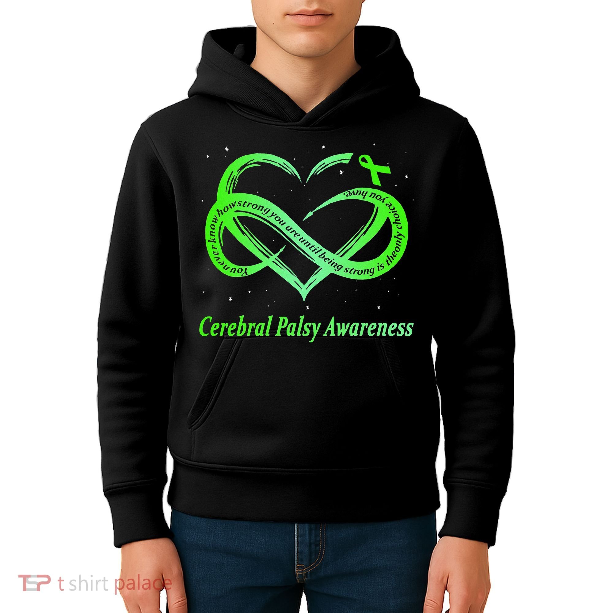 Cerebral Palsy Warrior CP Awareness Kids Hoodie