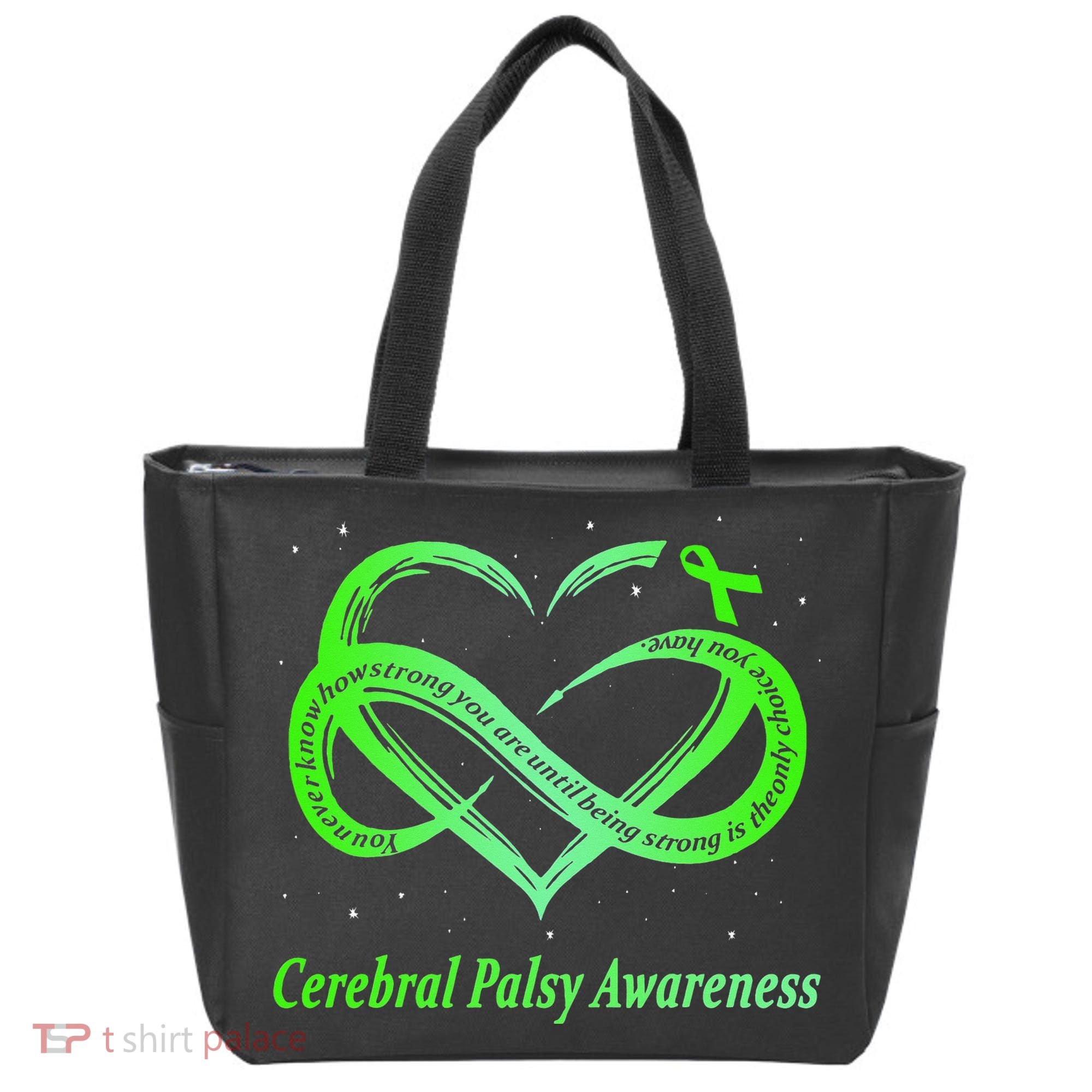 Cerebral Palsy Warrior CP Awareness Tote Bag