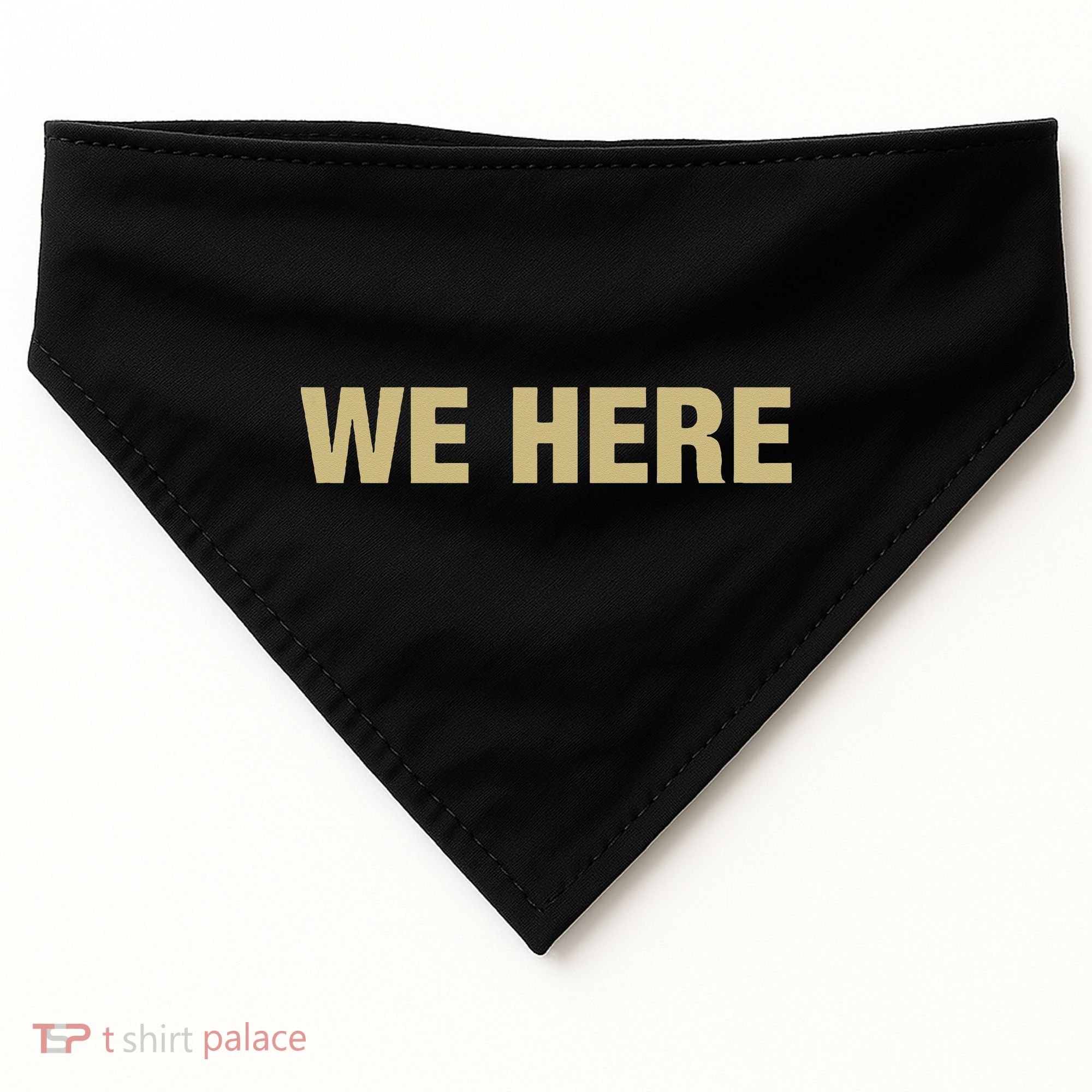 Coach Prime We Here USA-Made Doggie Bandana