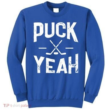 Cool Puck Yeah Design For Ice Hockey Player Gift Sweatshirt
