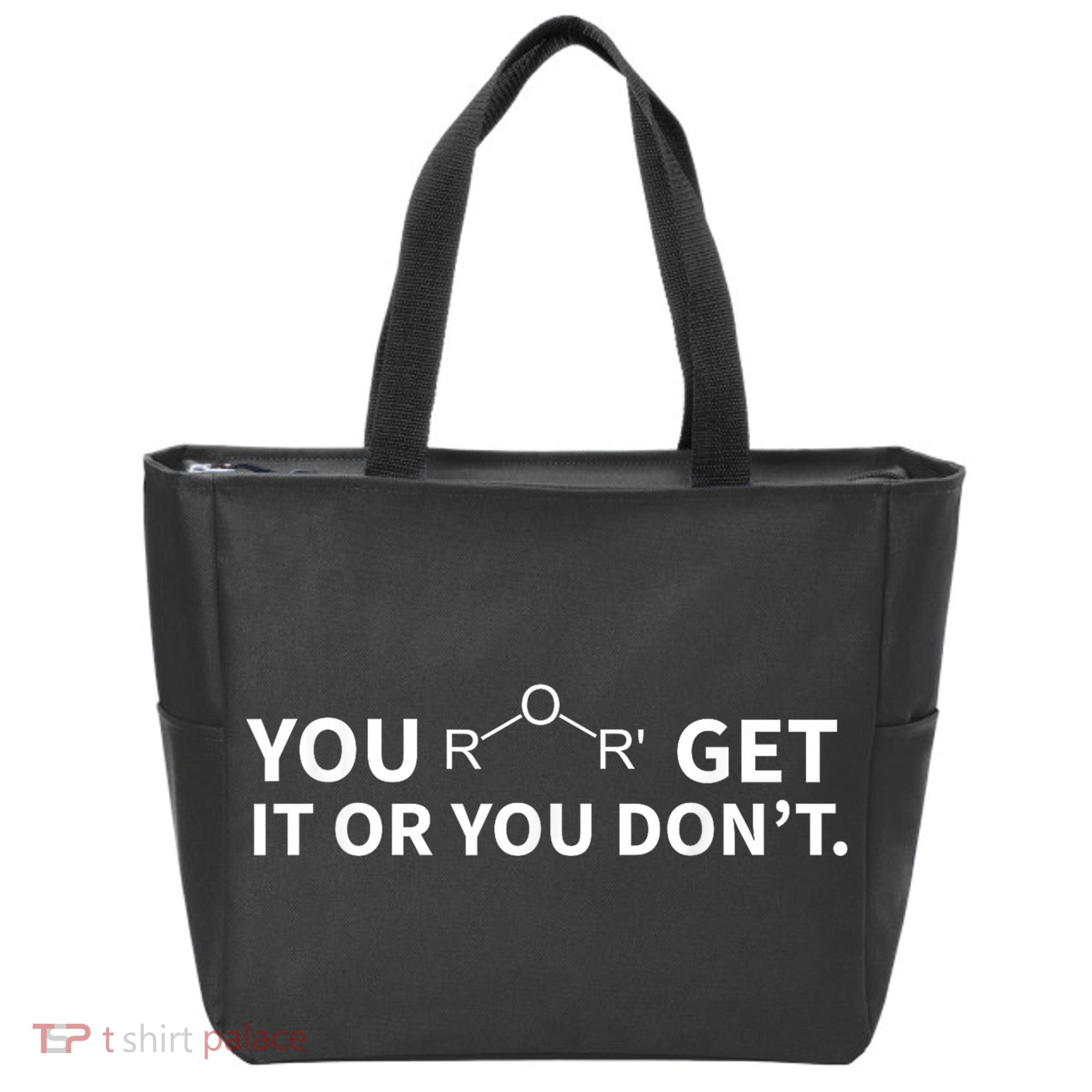 Chemistry Pun You Ether Get It Or You Dont Tote Bag