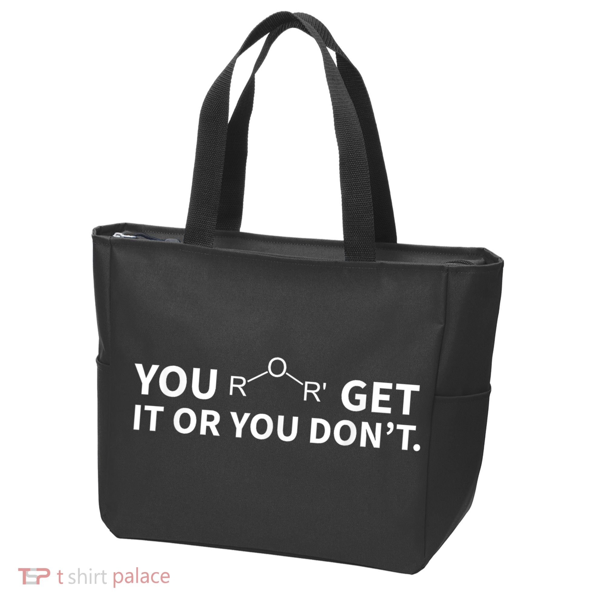 Chemistry Pun You Ether Get It Or You Dont Tote Bag