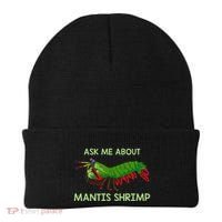 Crustacean Quote Ask Me About Mantis Shrimp Beanie thumb 0