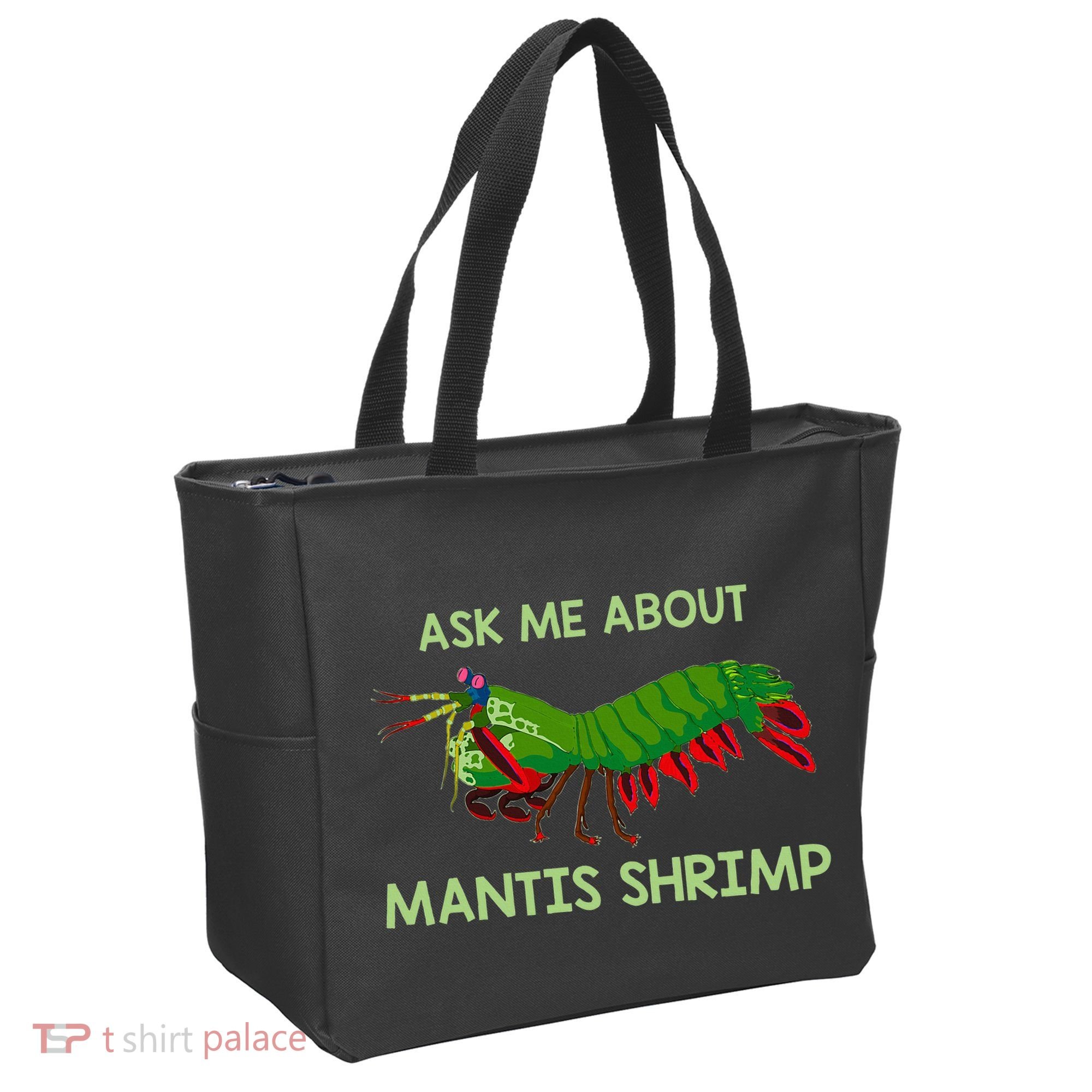 Crustacean Quote Ask Me About Mantis Shrimp Tote Bag
