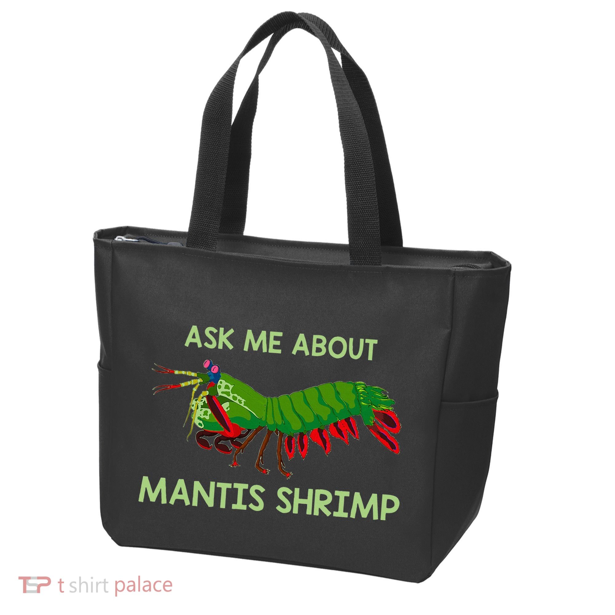 Crustacean Quote Ask Me About Mantis Shrimp Tote Bag