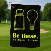 Cool Quote Be Salt And Light New Golf Towel thumb 1