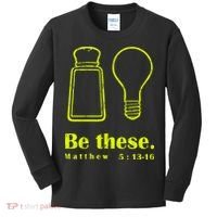 Cool Quote Be Salt And Light New Kids Long Sleeve Shirt thumb 0