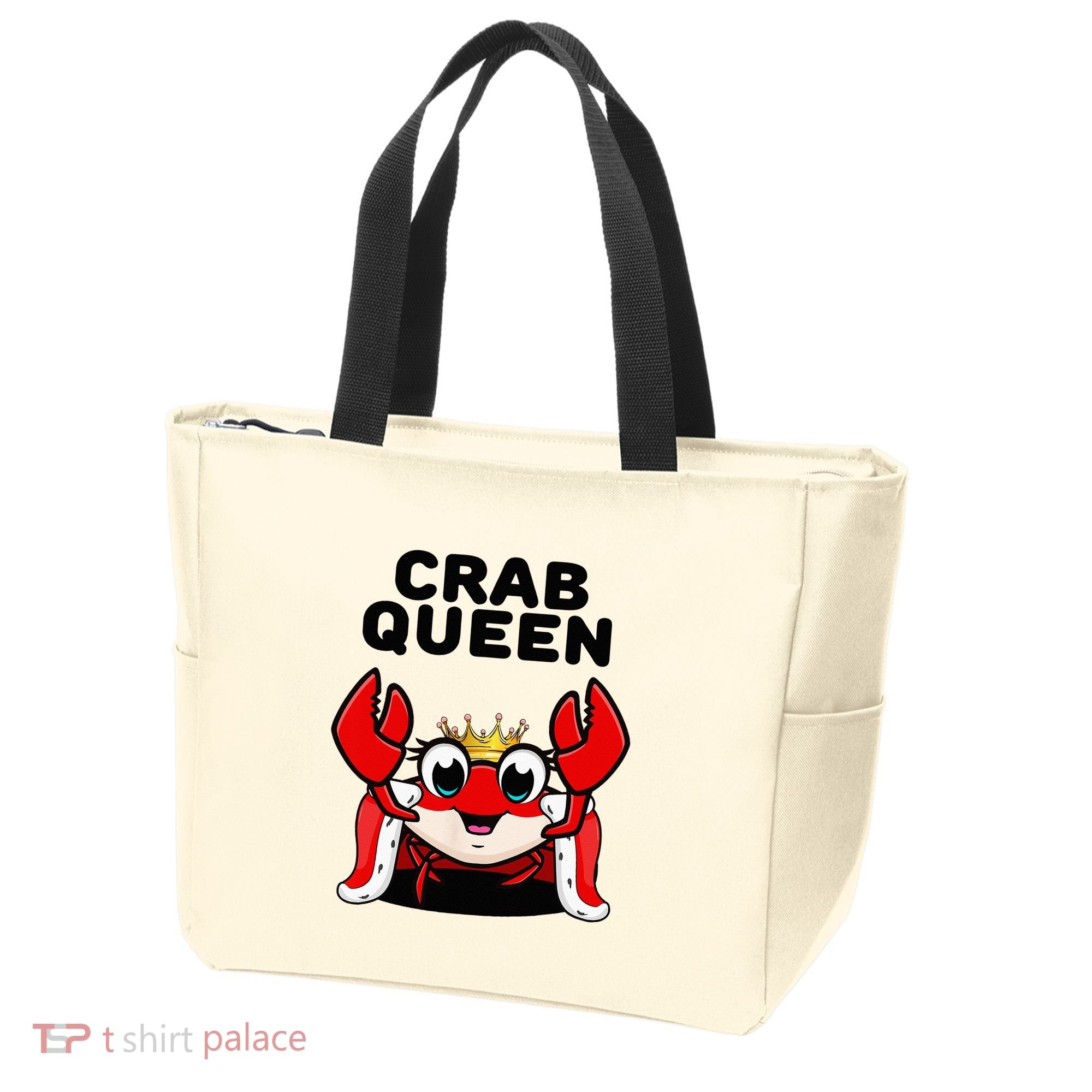 Crab Queen Crab Crab Tote Bag