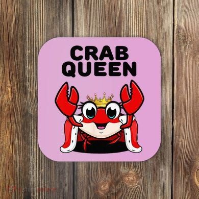 Crab Queen Crab Crab Coaster