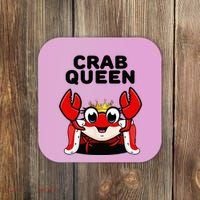 Crab Queen Crab Crab Coaster thumb 0