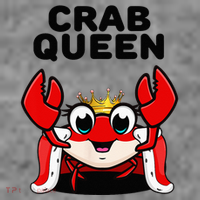 Crab Queen Crab Crab Toddler Hoodie thumb 2