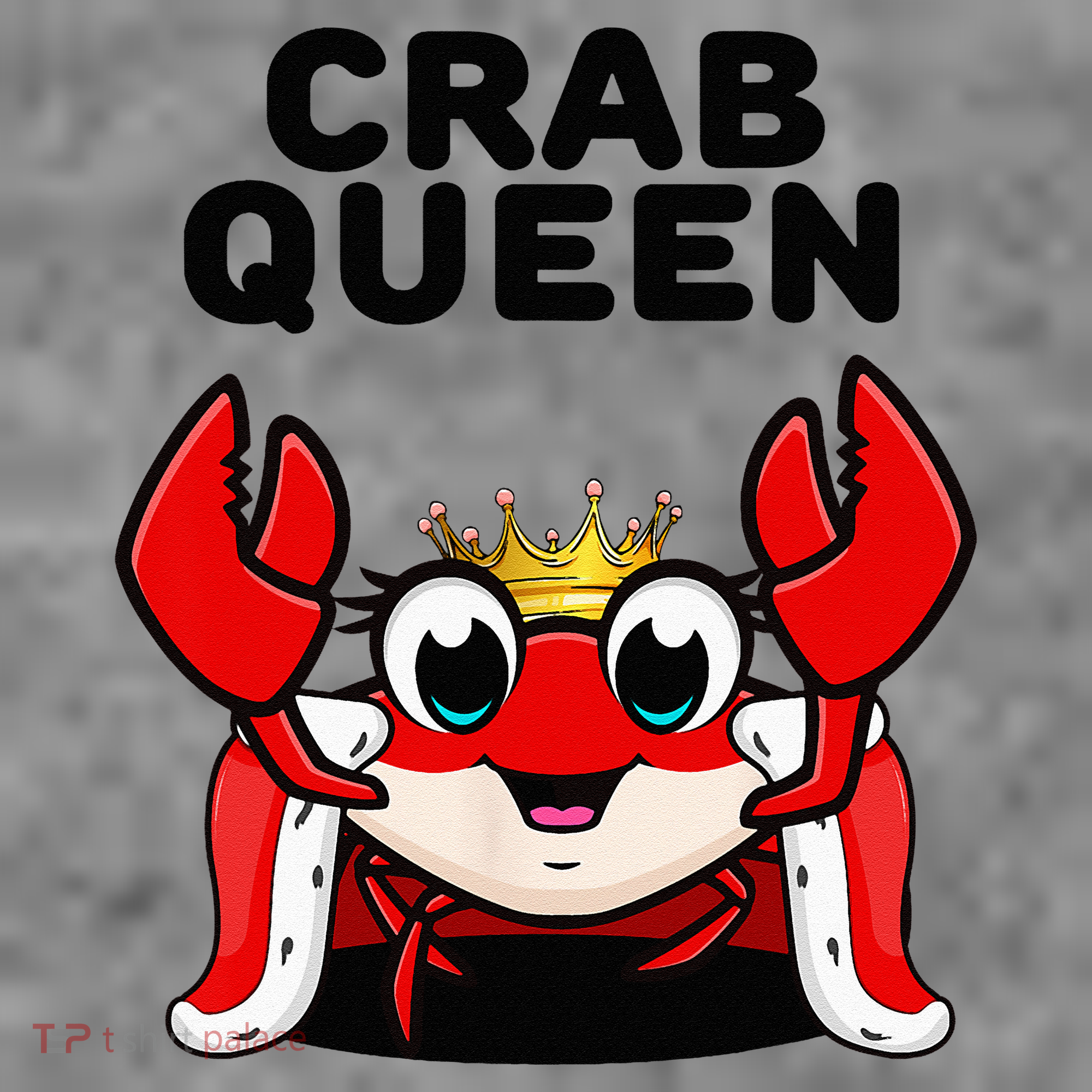 Crab Queen Crab Crab Toddler Hoodie