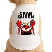 Crab Queen Crab Crab Doggie Tank thumb 0