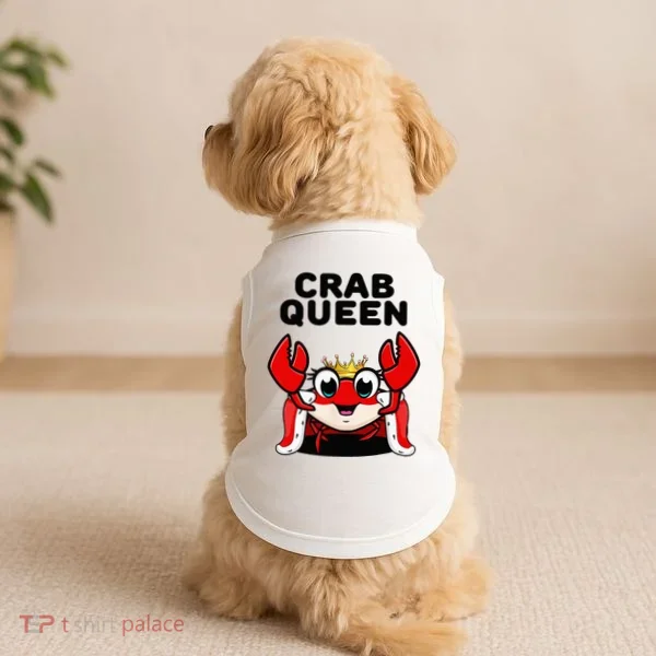 Crab Queen Crab Crab Doggie Tank