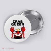 Crab Queen Crab Crab Button thumb 0