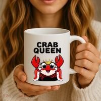 Crab Queen Crab Crab Coffee Mug thumb 3
