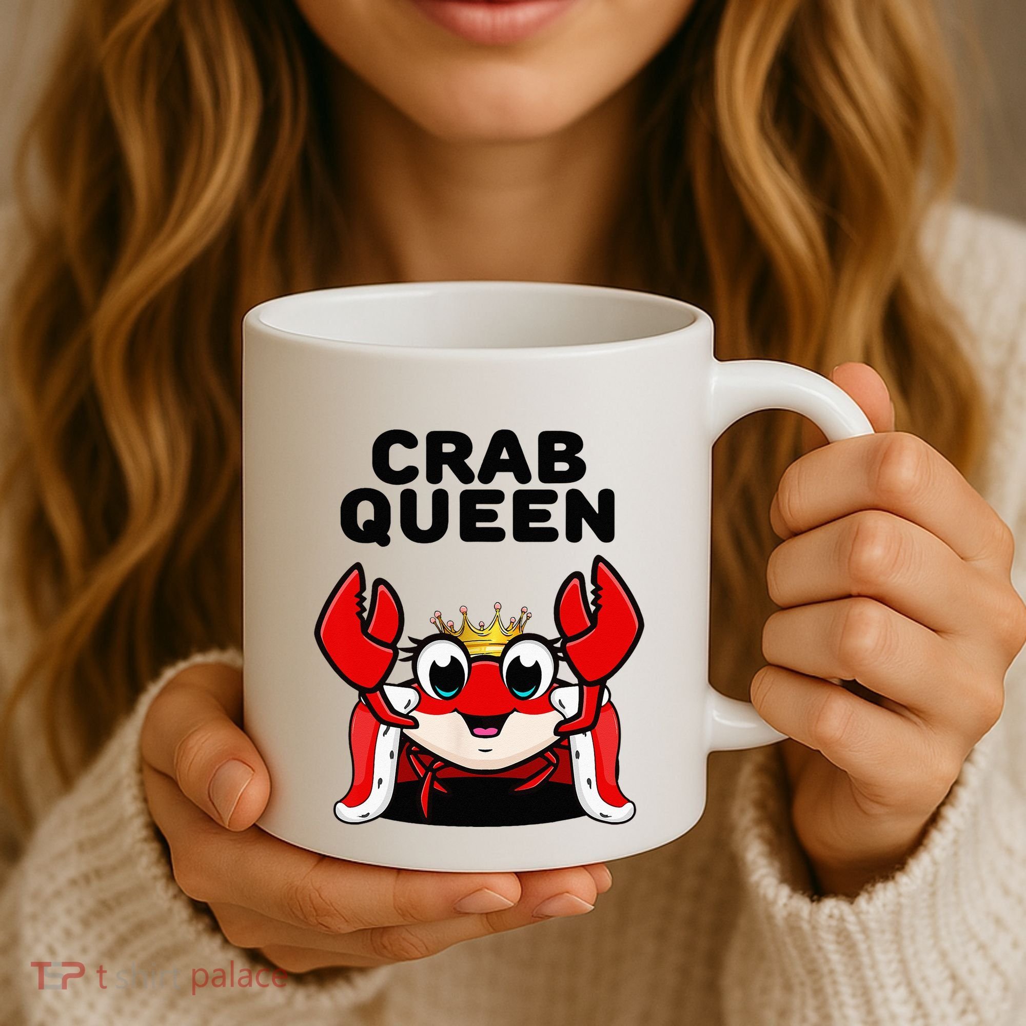 Crab Queen Crab Crab Coffee Mug
