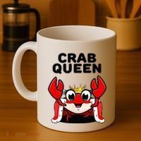 Crab Queen Crab Crab Coffee Mug thumb 4