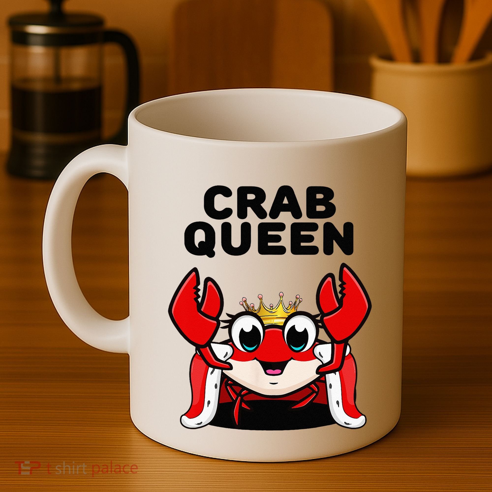 Crab Queen Crab Crab Coffee Mug