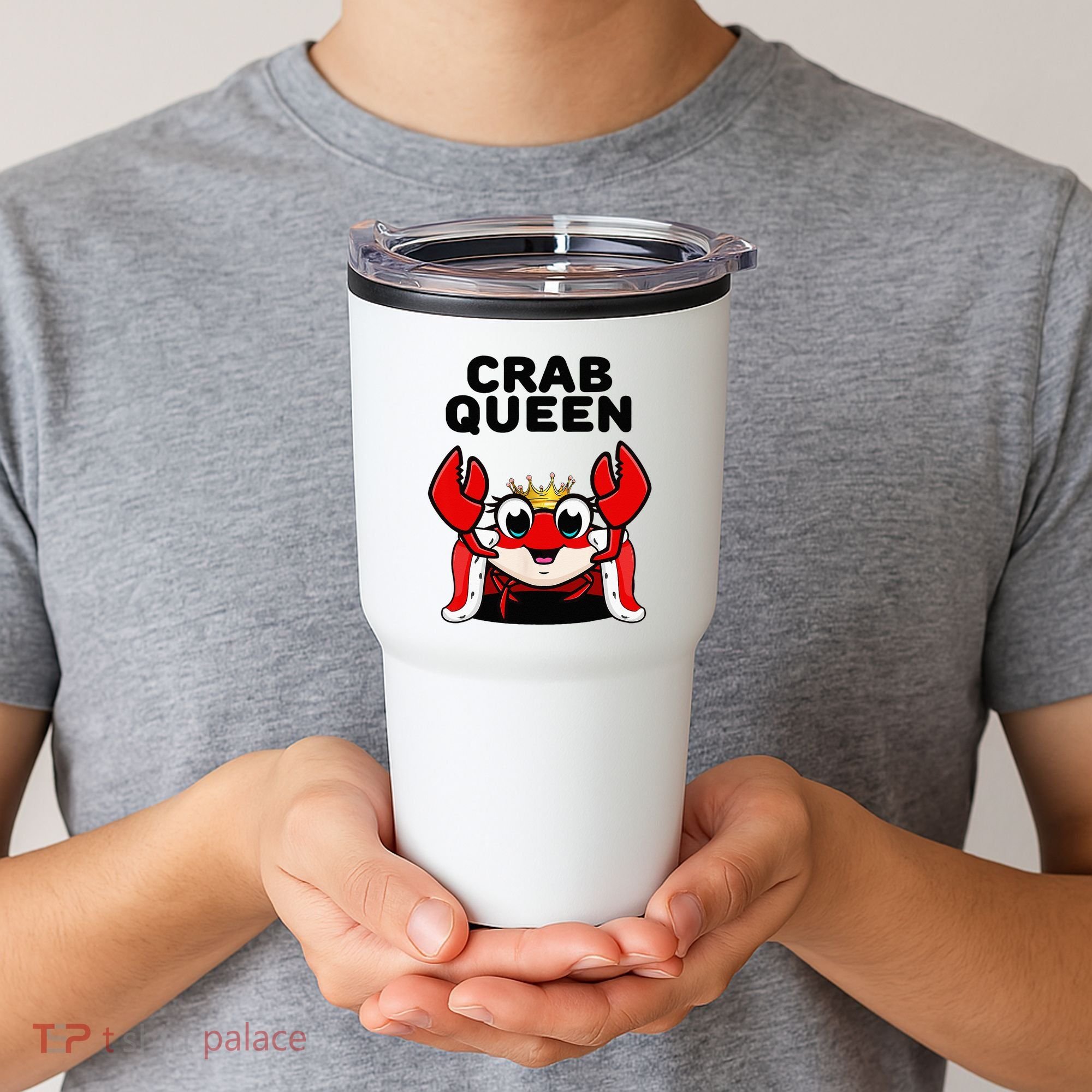 Crab Queen Crab Crab Tumbler