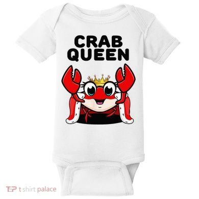 Crab Queen Crab Crab Baby Bodysuit