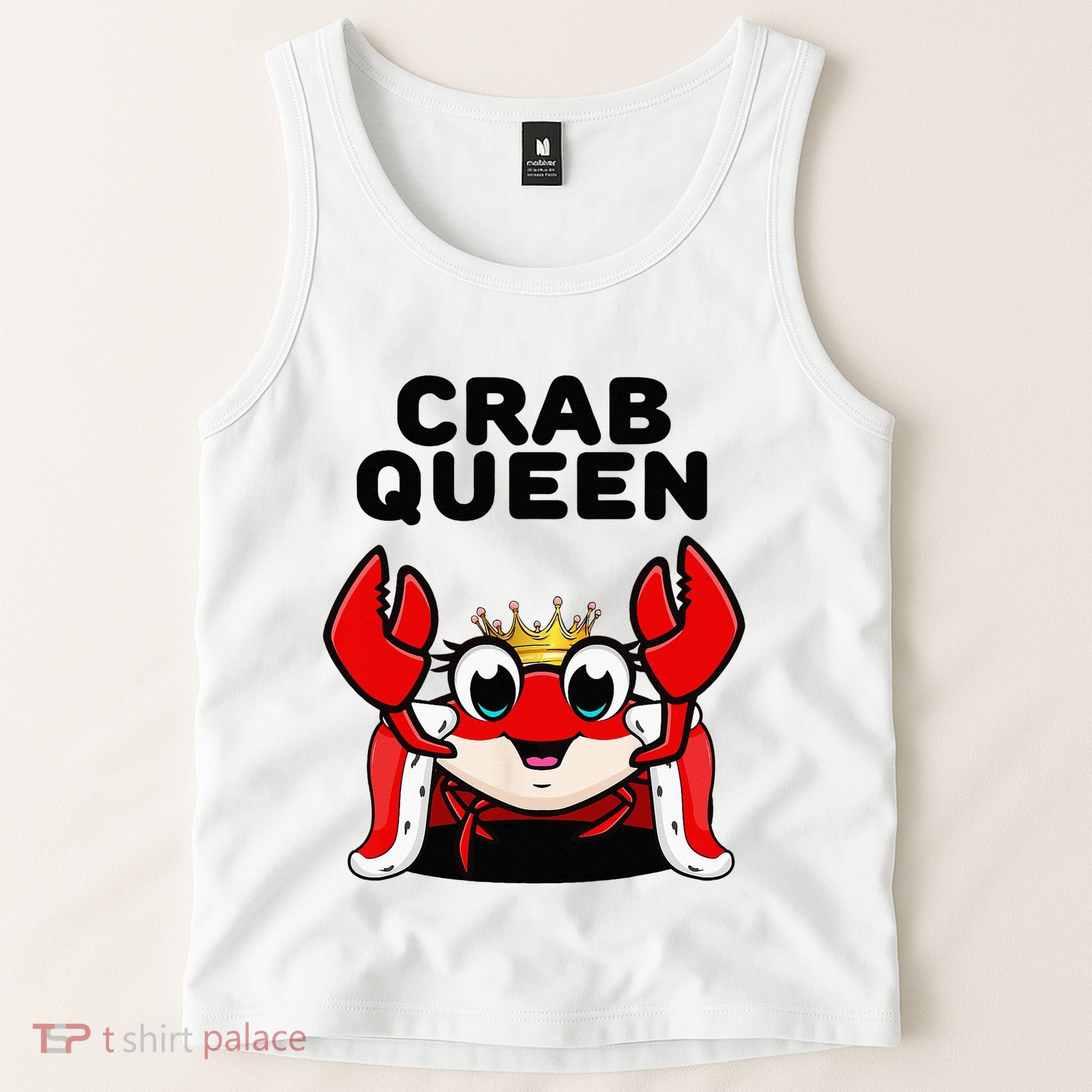 Crab Queen Crab Crab Tank Top