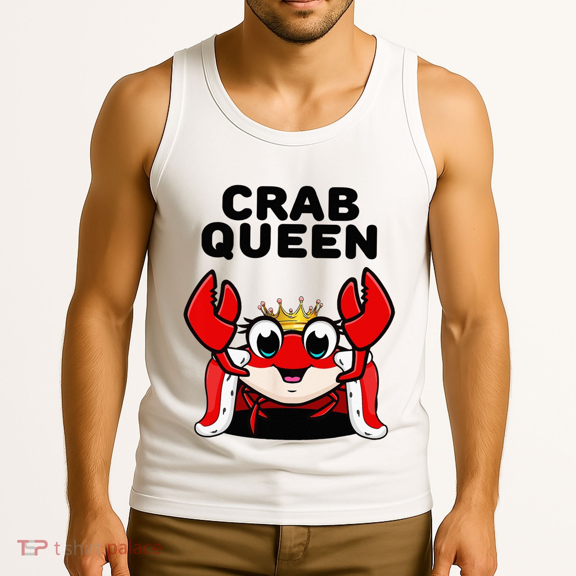 Crab Queen Crab Crab Tank Top