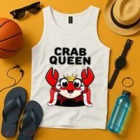 Crab Queen Crab Crab Tank Top thumb 4
