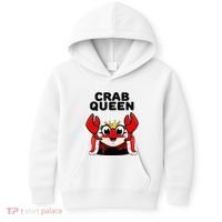 Crab Queen Crab Crab Kids Hoodie thumb 0