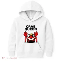 Crab Queen Crab Crab Kids Hoodie thumb 0