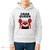 Crab Queen Crab Crab Kids Hoodie thumb 4