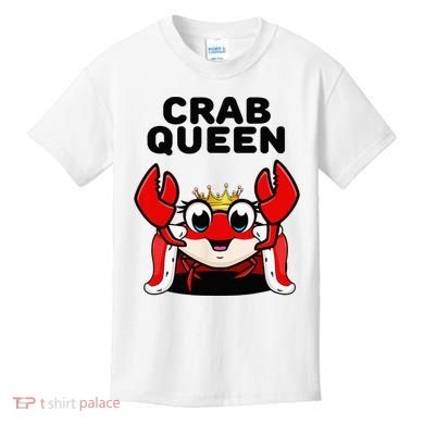 Crab Queen Crab Crab Kids T-Shirt