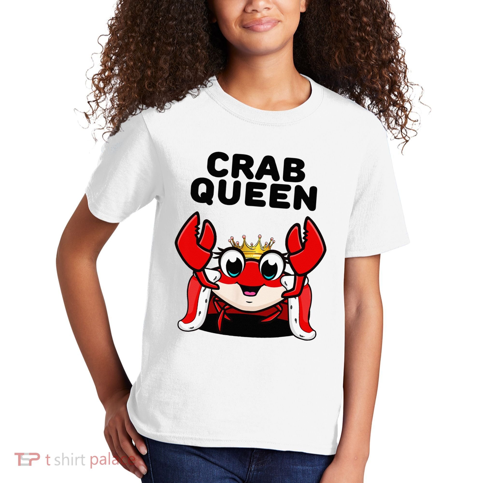 Crab Queen Crab Crab Kids T-Shirt