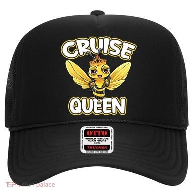 Cruise Queen Cruise Ship Cute Bee Design Beach Vacation Gift Hat