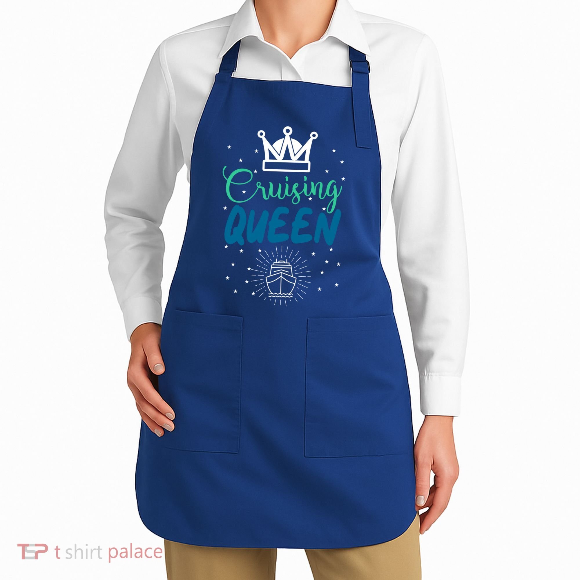 Cruising Queen Cruise Ship Gift Great Gift Apron