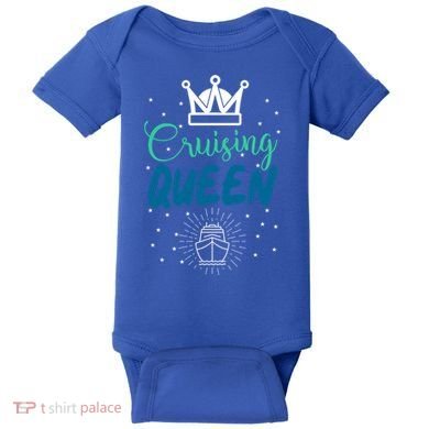 Cruising Queen Cruise Ship Gift Great Gift Baby Bodysuit