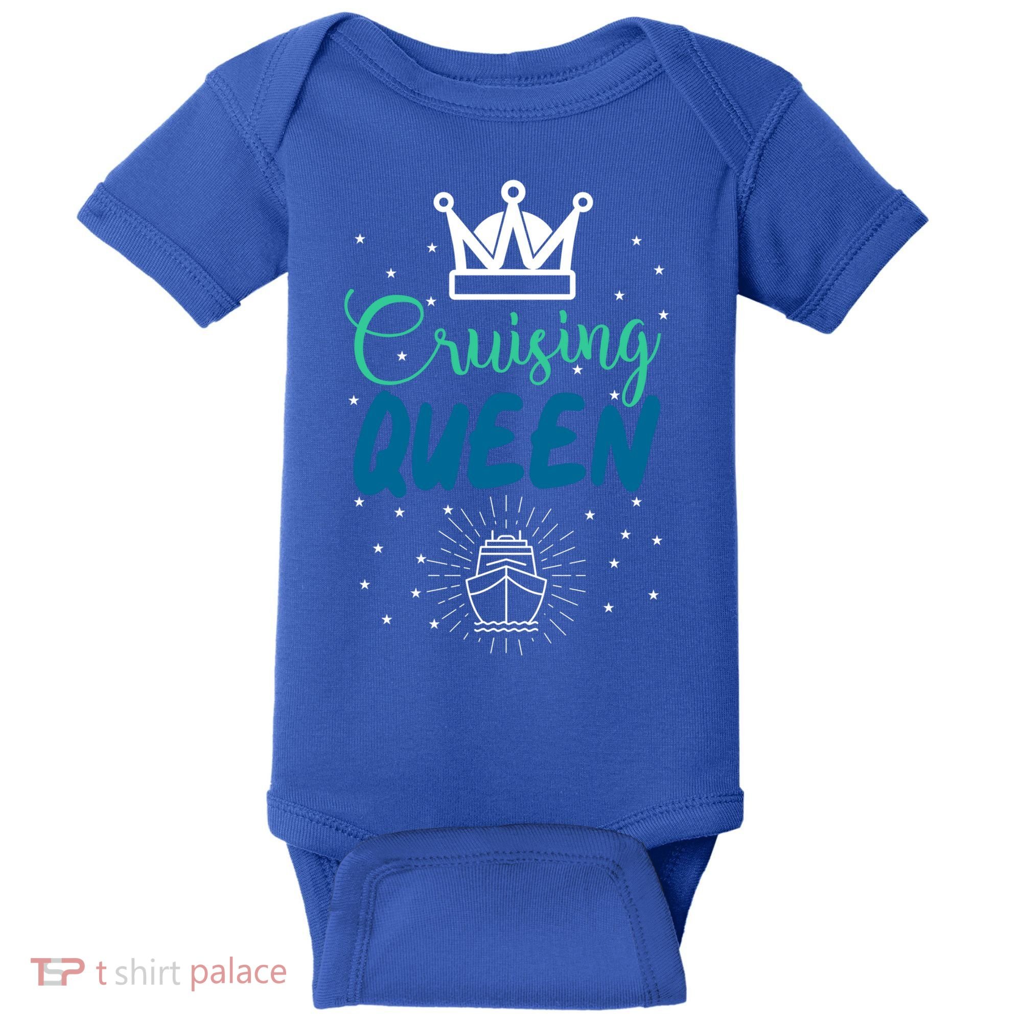 Cruising Queen Cruise Ship Gift Great Gift Baby Bodysuit