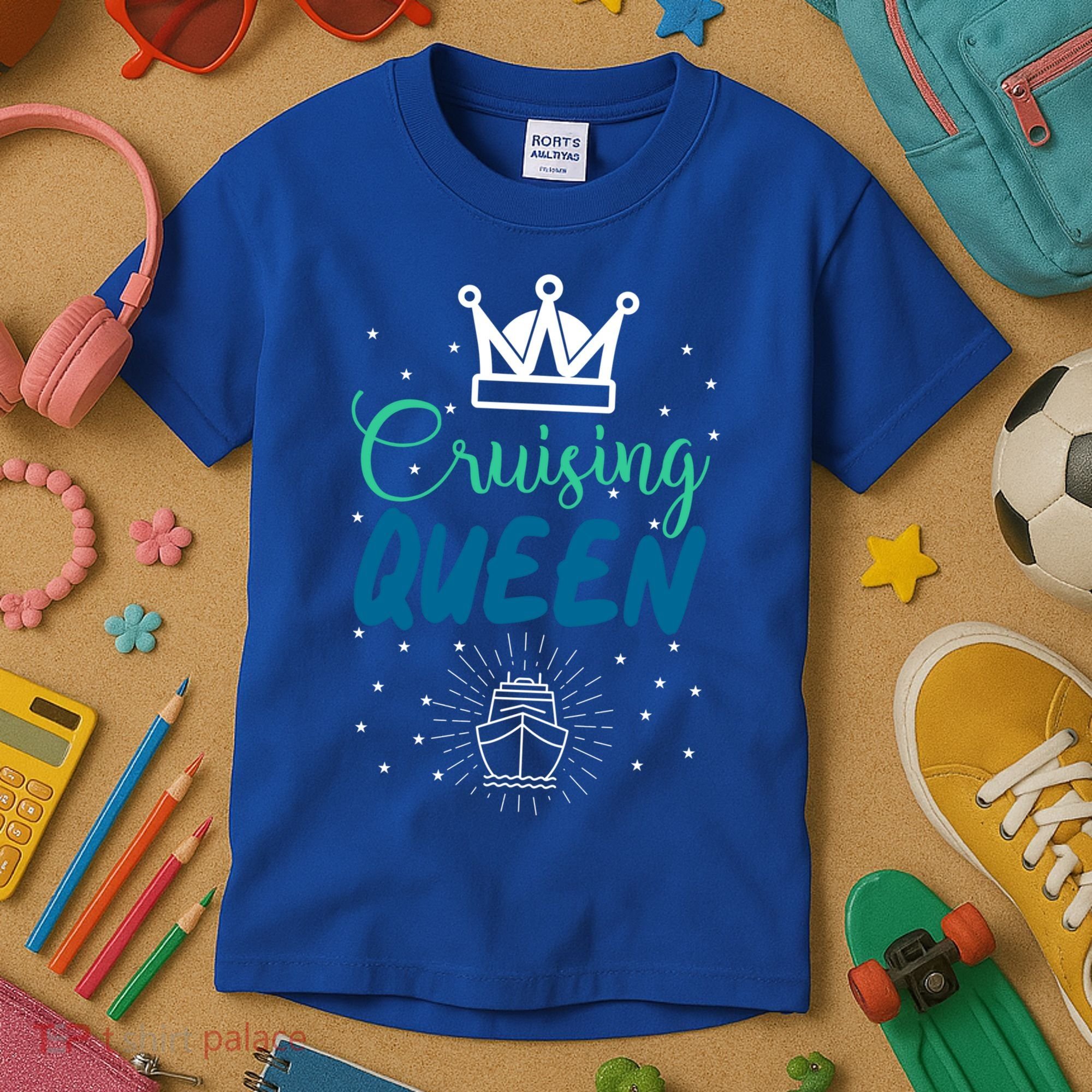 Cruising Queen Cruise Ship Gift Great Gift Kids T-Shirt