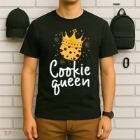 Cookie Queen Cute Chocolate Chip Foodie Gift Women T-Shirt thumb 6