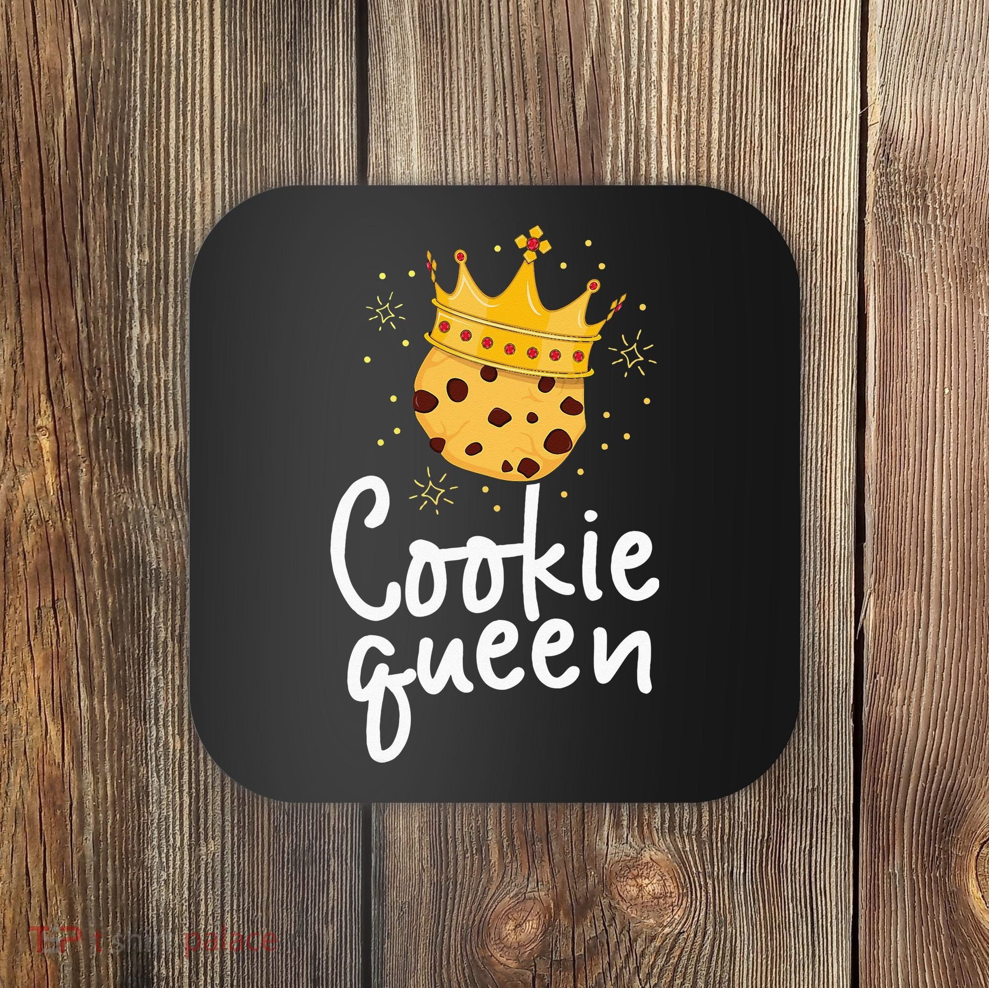Cookie Queen Cute Chocolate Chip Foodie Gift Women Coaster