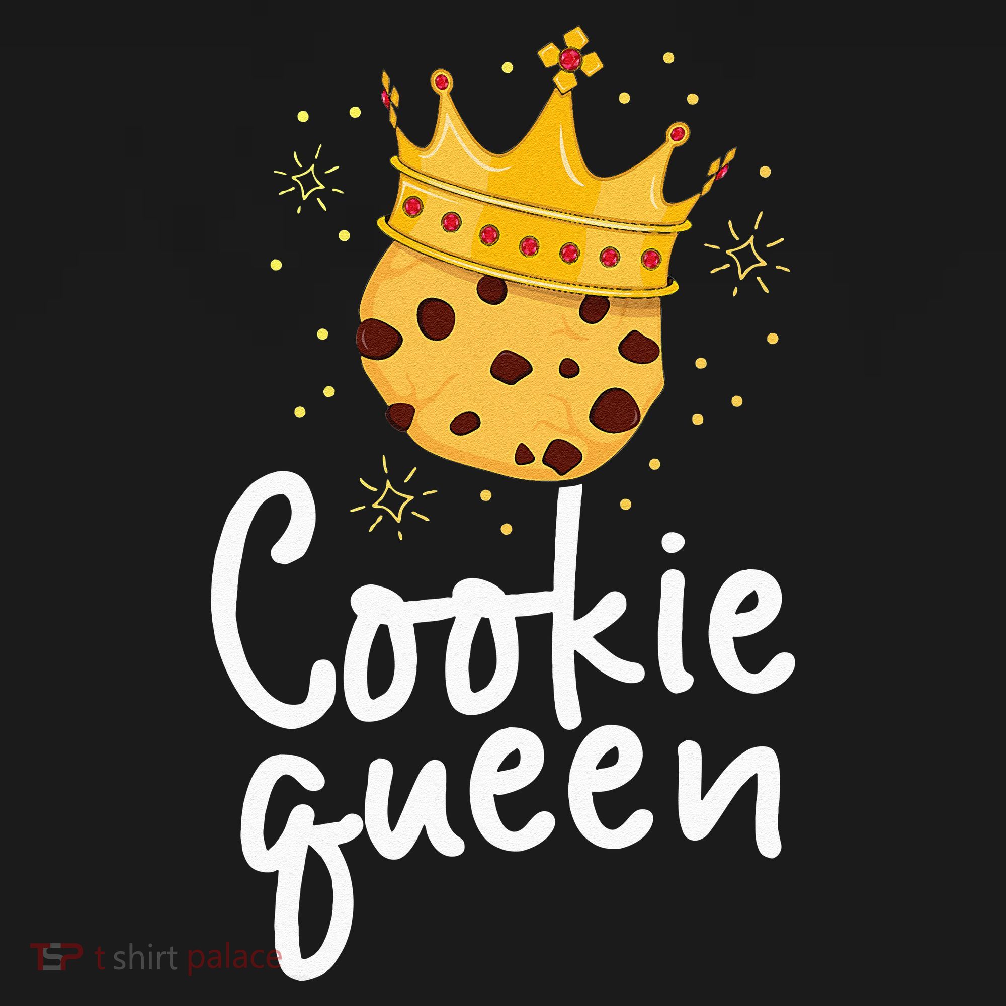 Cookie Queen Cute Chocolate Chip Foodie Gift Women Polo