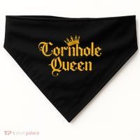 Cornhole Queen USA-Made Doggie Bandana thumb 0