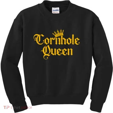 Cornhole Queen Kids Sweatshirt