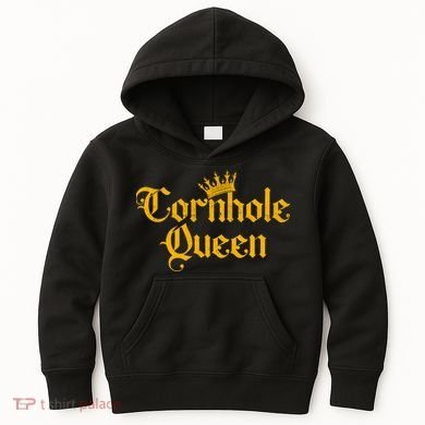 Cornhole Queen Kids Hoodie