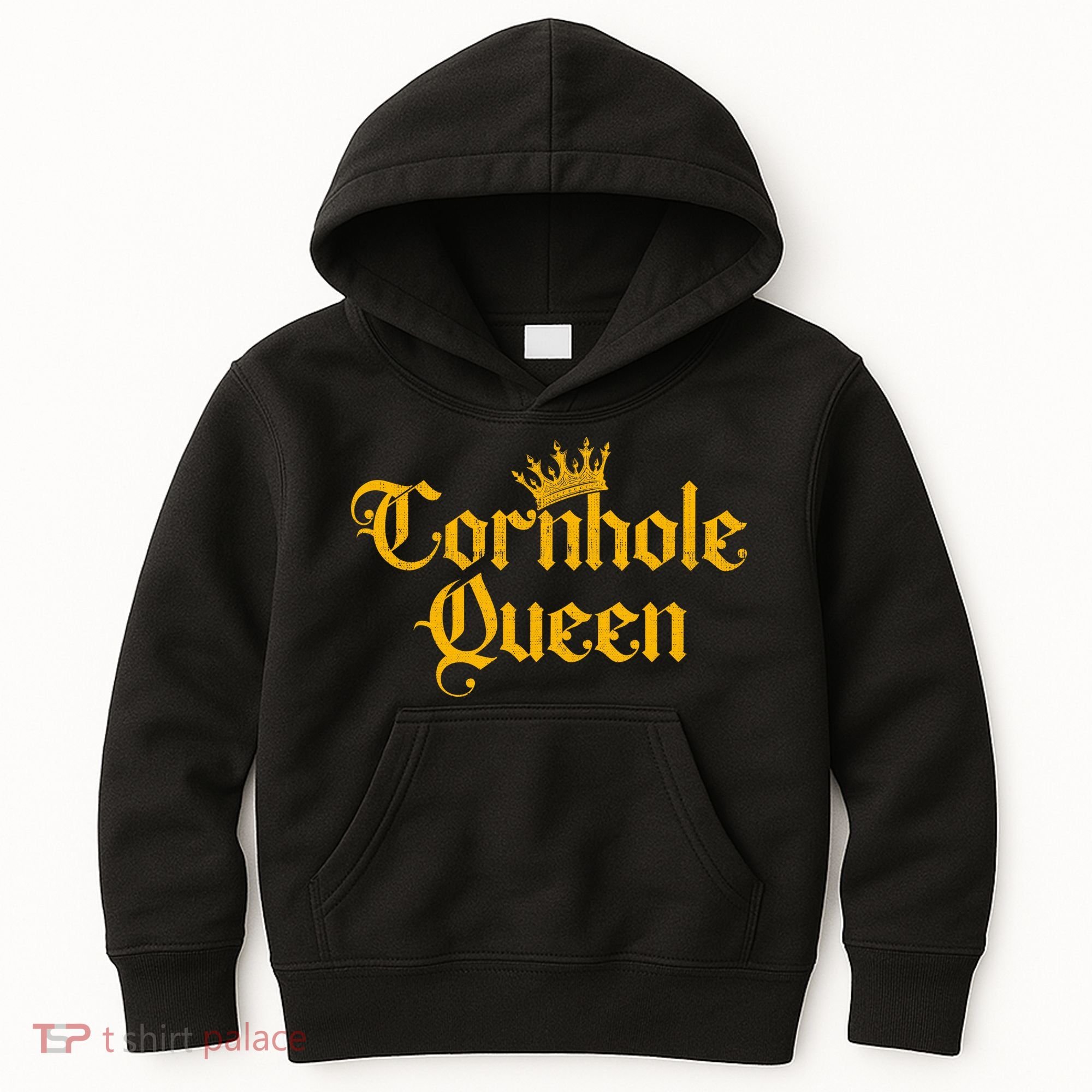 Cornhole Queen Kids Hoodie