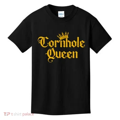 Cornhole Queen Kids T-Shirt