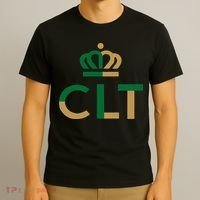 Charlotte Queen City Clt North Carolina Queen Crown T-Shirt thumb 3