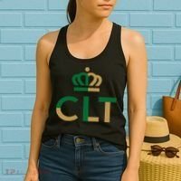Charlotte Queen City Clt North Carolina Queen Crown Women's Tank Top thumb 2