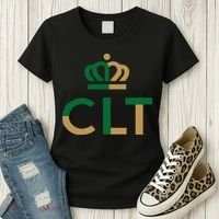 Charlotte Queen City Clt North Carolina Queen Crown Women's T-Shirt thumb 3