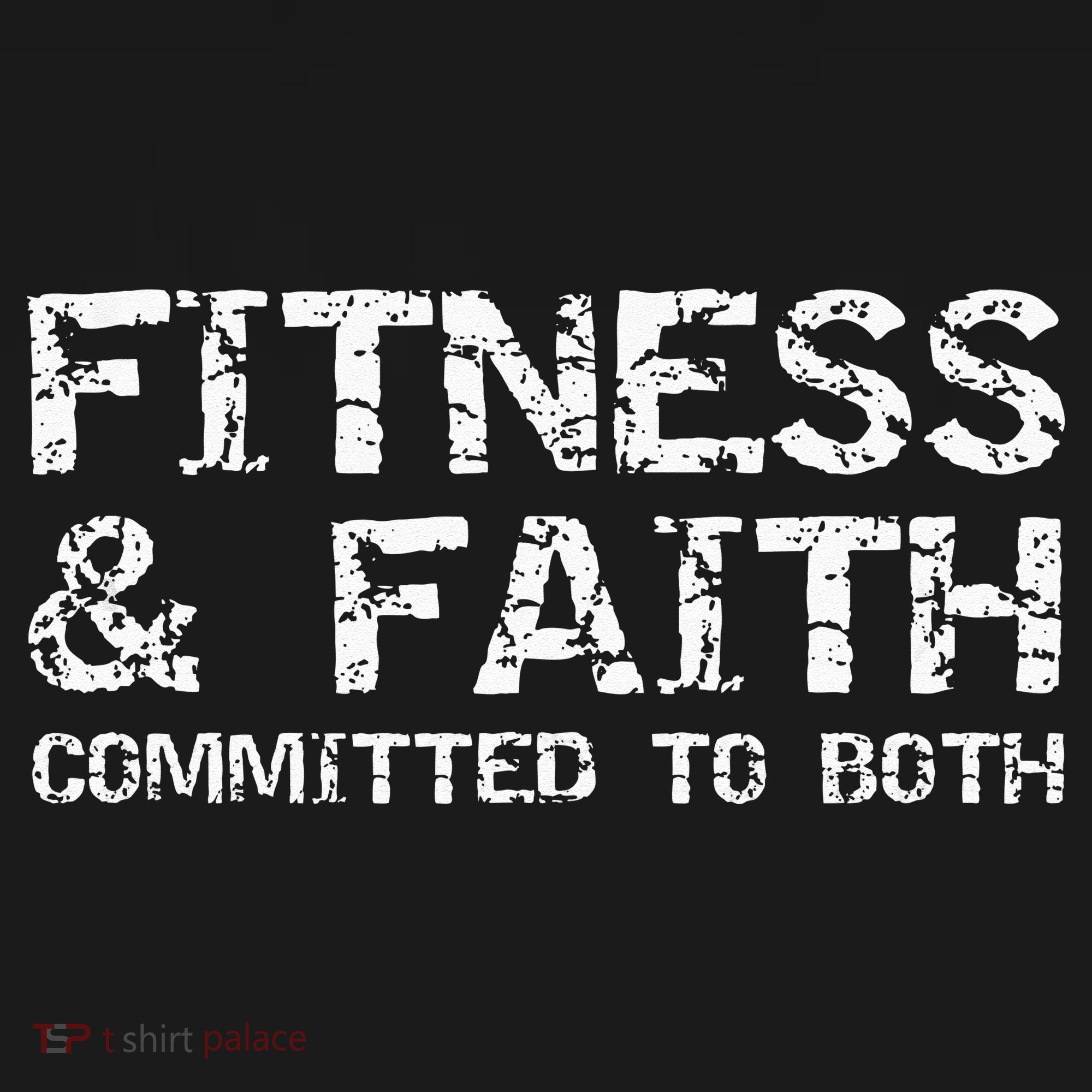 Christian Quote For Men Fitness & Faith Committed To Both Women's Hoodie